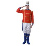 Dress Up America-Disfraz De Soldado De Juguete De Lujo Para Adulto, color 1, Extragrande(cintura: 122-132, altura: 173-193 cm, entrepierna: 84 cm) (344-XL)