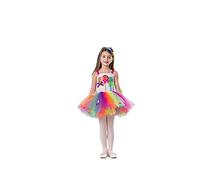 Dress Up America Disfraz de Vestido de Lollipop - Candyland Tutu Vestirse para Niñas - Disfraz de Dulces de Halloween para Niños Disfraz de Vestido de Lollipop Niños-Unisex