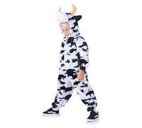 Dress Up America Disfraz de Víspera de Todos los Santos de Ropeplay de Vaca Felpa Unisexo para niños