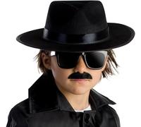 Dress Up America Espía Sombrero para Niños - Secreto Juego de Rol Agente Chicos