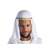 Dress Up America Hiyab Keffiyeh Árabe para Adultos - Accesorio de Disfraz de Arabia para Juego de Rol, Halloween y Fiestas Temáticas Culturales