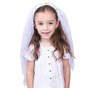 Dress Up America Niños adorables Velo de la Novia Blanca