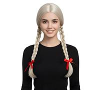 Dress Up America Peluca Trenzada para Set de Disfraz - Peluca Trenzada para Niñas para Set de Disfraz y Juegos de Rol