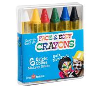 Dress Up America Pintura Facial 6 Color Crayon Definitivo Paquete para Fiestas