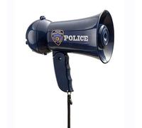 Dress Up America Pretend Play Megáfono de Oficial con Sonido de Sirena para niños - Juego de rol Kids Bullhorn con Sonido de Sirena y micrófono de Mano Juguete