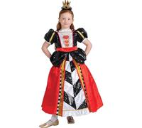 Dress Up America Disfraz De Reina De Corazones Para Niña - Disfraz De Reina Roja Para Niña