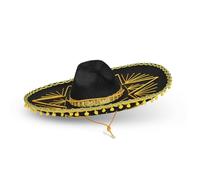 Dress Up America Sombrero De Sombrero De Oro Para Adultos - Sombreros Mexicanos De Sombrero - Sombreros Tradicionales De Disfraces De La Fiesta
