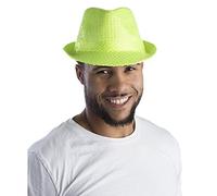 Dress Up America Sombrero Fedora de Lentejuelas para Adultos - Accesorio de Disfraz con Brillo para Halloween, Fiestas y Baile, Talla Única