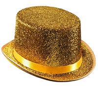 Dress-Up-America Sombrero de Copa para Adultos - - Brillante Esmoquin Hombre