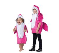 Dress Up America Tiburón Bebé - Disfraz De Tiburón Rosa Para Niños - ¡Un Disfraz De Halloween Genial!