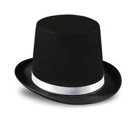 Dress Up America Top Hats para niños y adultos - Sombrero de fiesta de mago negro - Sombrero de esmoquin formal - Unisex