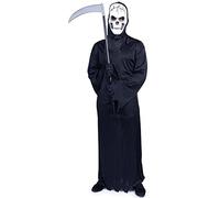 Dress Up America Traje de Grim Reaper para juegos de rol - Conjunto de disfraces de Reaper de Halloween para hombres - Adultos Disfraz de muerte