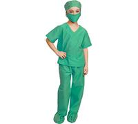 Dress Up America Uniforme Médico Para Niños: Disfraz De Médico Y Enfermera Verde Para Niños: Disfraz De Juego De Rol Para Niños