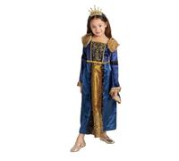 Dress Up America Vestido De Disfraz Renacentista Para Niñas - Disfraz De Reina Medieval - Vestido De Disfraz De Mujer Noble Para Niños