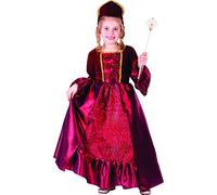 Dress Up America Vestido de Gala de Bella Color Burdeos para Niña - Elegante Conjunto de Disfraz de Princesa para Juego de Rol, Fiestas y Halloween