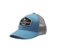 DRESSED IN MUSIC PLAY WITH ME Gorra de 6 Paneles Trucker con Rejilla para niño/niña - Gorra Surf Monkey® (Azul/Gris)