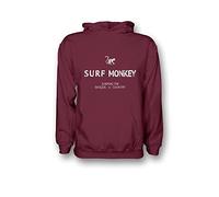 DRESSED IN MUSIC PLAY WITH ME Sudadera con Capucha Ecológica - Algodón Orgánico Gots - Hoodie Surf Monkey® Hombre/Mujer