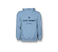 DRESSED IN MUSIC PLAY WITH ME Sudadera con Capucha Ecológica - Algodón Orgánico Gots - Hoodie Surf Monkey® Hombre/Mujer