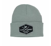 DRESSED IN MUSIC PLAY WITH ME Surf Monkey Gorro con Dobladillo para Hombre/Mujer Talla única