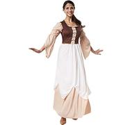 dressforfun 900549 - Disfraz de Mujer Hija del Molinero, Traje Medieval en Colores cálidos (L | No. 302525)