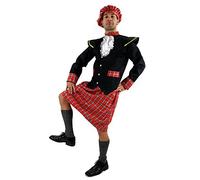 dressmeup - K37/48 Disfraz escocés kilt Braveheart HighlanderR hombres talla 48