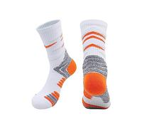 Dressnu Calcetines deportivos antideslizantes para niños calcetines a la mitad del muslo para hombres, Color de la imagen 11, L