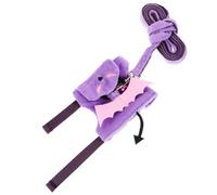 DRESSOOS 1 Juego Correa para Mascotas Hámster Gato a Prueba De Escape Conejillo De Indias Práctica Correa para Gatos Escapar Equipo Conejito Caminando Cuerda Roedor Cerdo Violet Felpa