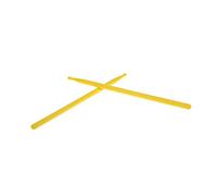 DRESSOOS 1 Par Baquetas Almohadilla Manejar Pardo Barra De Cera Para El Cabello Baqueta Electrica Equipo Vara Tambor De Baguette Práctica Soporte De Pad De Tambor Ajustable Trampa Yellow