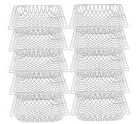 DRESSOOS 10 Palomares De Plástico, Nidos De Plástico para Pájaros, Nidos De Cría para Pájaros, Accesorios para Jaulas De Pájaros, Suministros para Palomas, Jaulas para Codornices, Nidos De