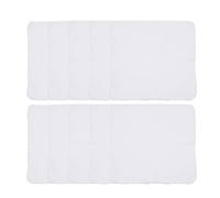 DRESSOOS 10 Pañuelos de Gasa de Algodón Doble Capa Toallas Desmaquillantes Suaves y Absorbentes 28x28cm para Ñiño para Limpieza Facial Delicada