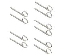 DRESSOOS 10 Piezas Pequeño Anillo Colector Xilófono Trompetas Trompeta De Juguete Bocina Tapas De Vástago De Válvula Cepillo Para Boquilla De Trompeta Tapas De Neumáticos Silver Cobre