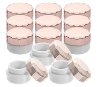 DRESSOOS 12 Tarros de Plástico Pp y Reutilizables Rellenables para Cosméticos con Tapa, 5g para y Almacenamiento de Maquillaje