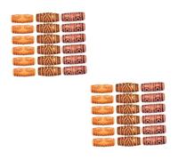 DRESSOOS 120 Piezas Para El Cabello Anillos De Joyería Para El Cabello Cuentas Espaciadoras De Agujeros Accesorios De La Judería De Cuentas De Rastas Decoración De Rastas