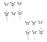 DRESSOOS 12piezas Horquillas De Novia Perlas y Plateadas Accesorios Vintage Para Peinados Elegantes Bodas Especiales