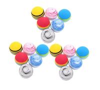 DRESSOOS 18 Piezas Bolas para Perros de EVA Juguetes Interactivos para Cachorros Pequeños Resistentes Mordeduras sin Ruido Colores Surtidos Juguetes para Morder y Dentición