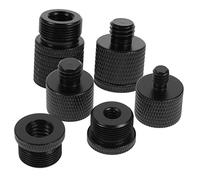 DRESSOOS 1juego Adaptador De Soporte De Micrófono De Rosca De Compatible Cámara Ligero y Duradero Acabado Mate Accesorio Para Estudio o Grabación