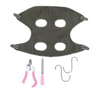DRESSOOS 1juego Hammock para Mascotas Cortaúñas Kit De Belleza para Perros y Gatos para Cortar Uñas y Pelaje Casa Diseño Ergonómico y Seguro para Tus Mascotas