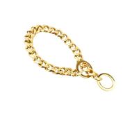 DRESSOOS 1pieza Collar De Cadena para Perros De Acero Inoxidable Diseño Elegante y Resistente Recomendado para Cuellos