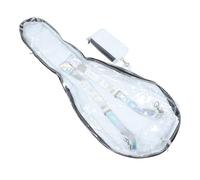 DRESSOOS 1pieza Mochila Transparente para Guitarra De Doble Resistente Al Agua y Ligera Estuche De Transporte Práctico para Músicos