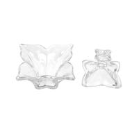 DRESSOOS 1pieza Taza De Almacenamiento De Vidrio Para Manicura Recipiente Para Arte De Uñas Copa De Limpieza y Mezcla Diseño Creativo y Funcional Para Amantes Belleza