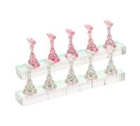 DRESSOOS 2 Juegos De Base De Manicura Symphony, Base De Uñas Acrílicas, Base De Mini Pieza De Ajedrez, Soporte Para Práctica De Uñas, Soporte Para Exhibición De Uñas Postizas, Soporte Para
