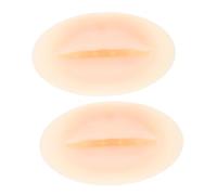 DRESSOOS 2 Moldes De Labios De Silicona Para Práctica De Tatuajes De Boca.