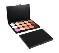 DRESSOOS 2 Piezas 15 ocultador cosmético pro líquido camuflaje equipo lleno maquillaje maquilhagem cosmeticos skin tint corrector facial Corrector de color de 15 tonos. cáscara de plástico