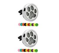 DRESSOOS 2 Piezas aceite esencial para coche aire difusor respiradero USB aceites spray ambientador salida aromas auto car vinyl ambientador clip de ventilación de coche de aromaterapia