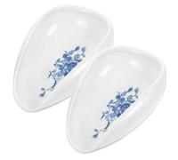 DRESSOOS 2 Piezas Cuchara de Té para Sostener Té Cerámica Suave Esmaltado No Lastima las Manos en Oficina y Tetería