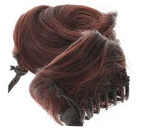 DRESSOOS 2 Piezas peluca circular con cabeza de bola de caballo moño formas para el cabello rizo coleteros patas hair topper hair extensions accesorios para el cabello peinado recogido