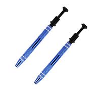 DRESSOOS 2 Piezas pinzas de joyería anillos Rosario joyas soldadura Pararse diamond paiting Titular de la joyería pinza de agarre pinza de 4 puntas pinza colectora aleación de aluminio Blue