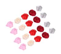 DRESSOOS 20piezas Accesorios De Flores Para Elaborar Diademas y Horquillas Rosas Artificiales