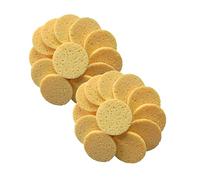 DRESSOOS 20piezas Esponjas De Limpieza Facial Almohadillas De Algodón Suave y Para Desmaquillado y Cuidado Facial Color