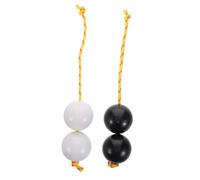 DRESSOOS 2pares Agitador De Bolas De Instrumentos Para Percusión Maracas Vibradoras Diseño Cómodo Para Principiantes y
